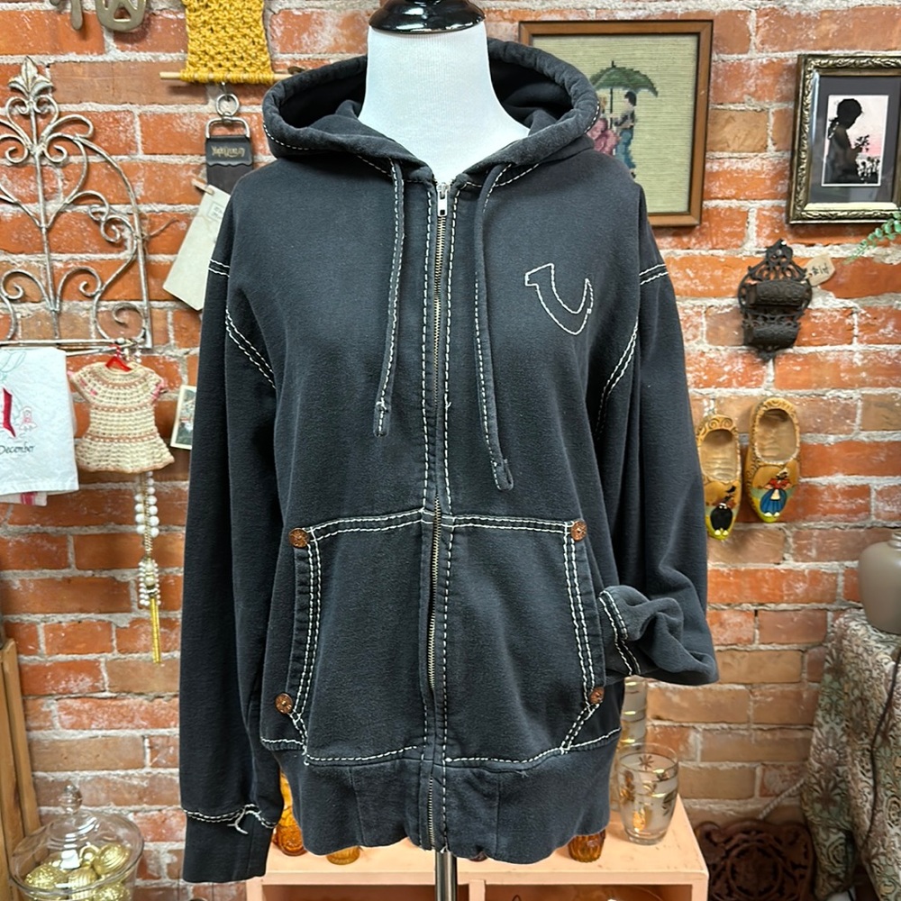 True religion brand jeans, sweatshirt